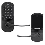 Assure Lever-Wi-Fi Touchscreen Smart Lever Lock-Black Suede