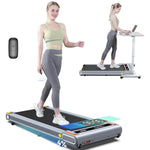 Walking Pad with Incline under Desk Treadmill 2.5HP Electric Treadmill Walking Jogging Machine for Home Office with Remote Control 265Lbs