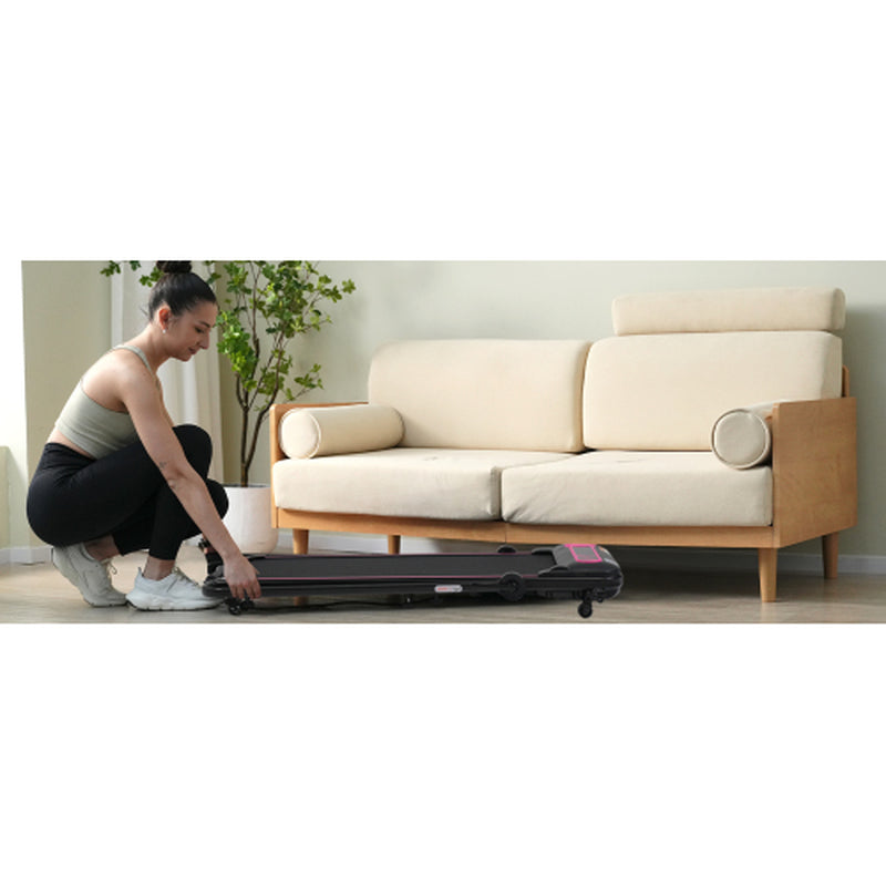 NEW Folding Walking Pad under Desk Treadmill for Home Office -2.5HP Walking Treadmill with Incline 0.5-7.5MPH 300LBS Capacity Treadmill for Walking Running - Two Ways to Adjust Speed