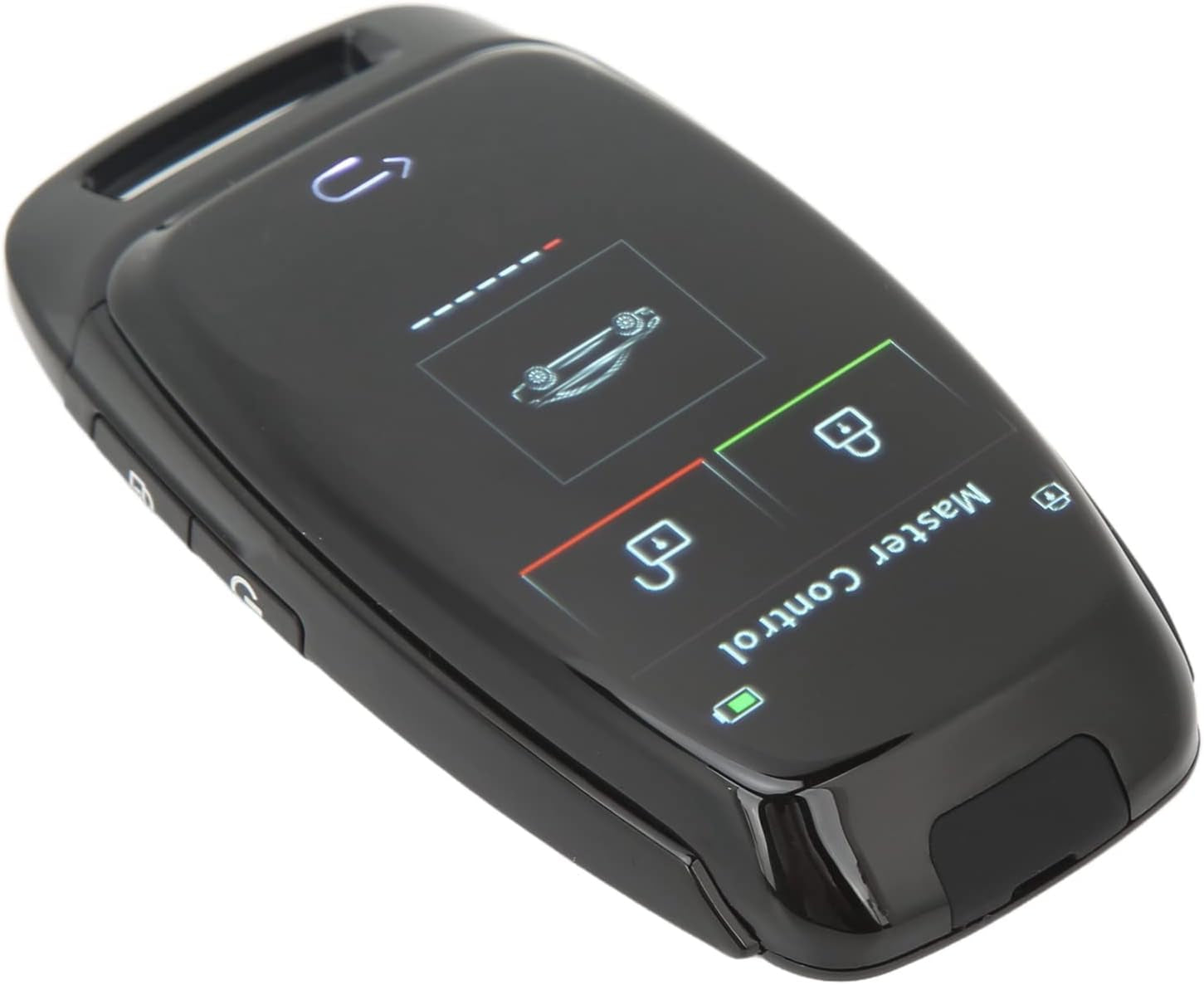 Smart LCD Key, anti Key Loss Car Remote Starter Key for One Button Start Cars (Black)