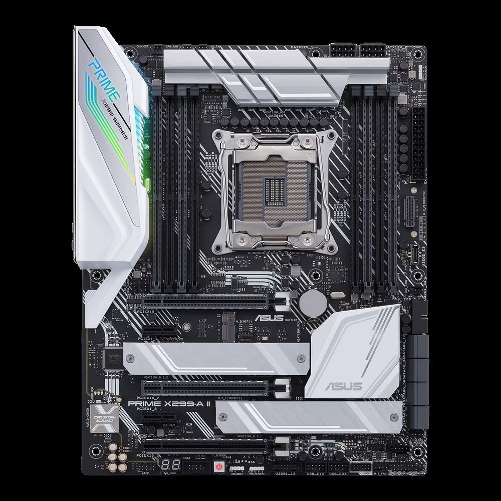 Prime X299-A II Desktop Motherboard - Intel Chipset - Socket R4 LGA-2066 - Intel Optane Memory Ready - ATX (Primex299-Aii)