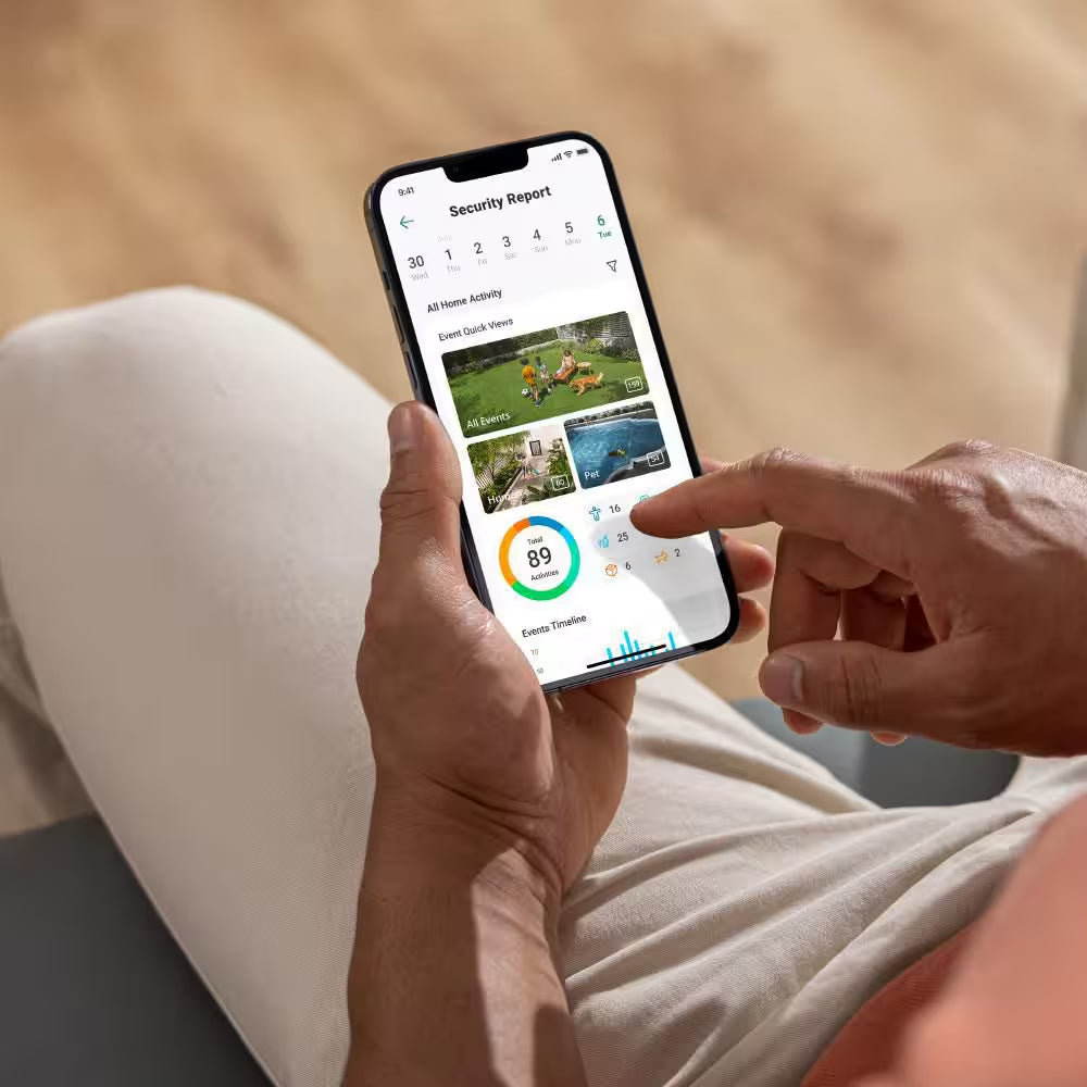 cam3 Battery Wireless In/Outdoor Camera, White, Wi-Fi, Surveillance Home Security Camera with Homebase, 2-Pack