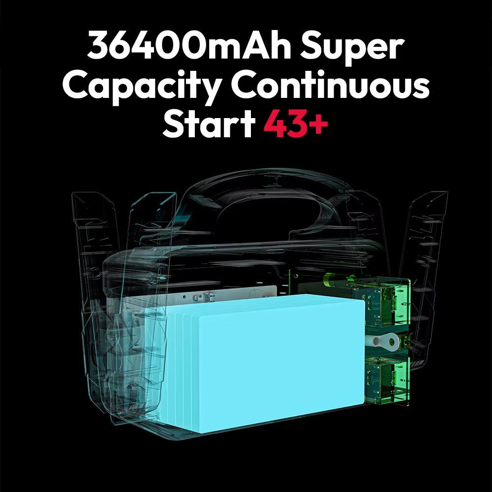 24V Jump Car 6000A Peak Jump Starter for Car Truck Portable Truck Battery Starting Device External Battery