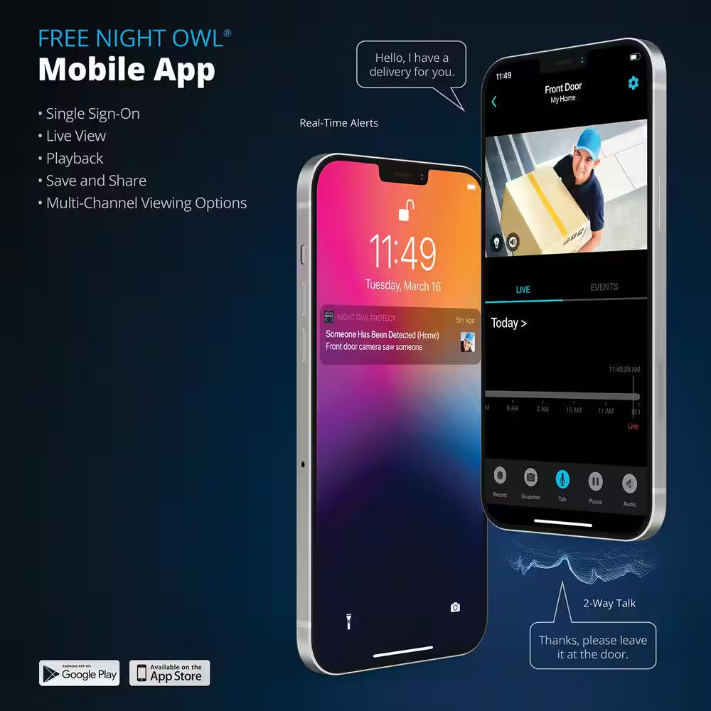 4K Plug-In Wireless Indoor/Outdoor Spotlight Security Camera