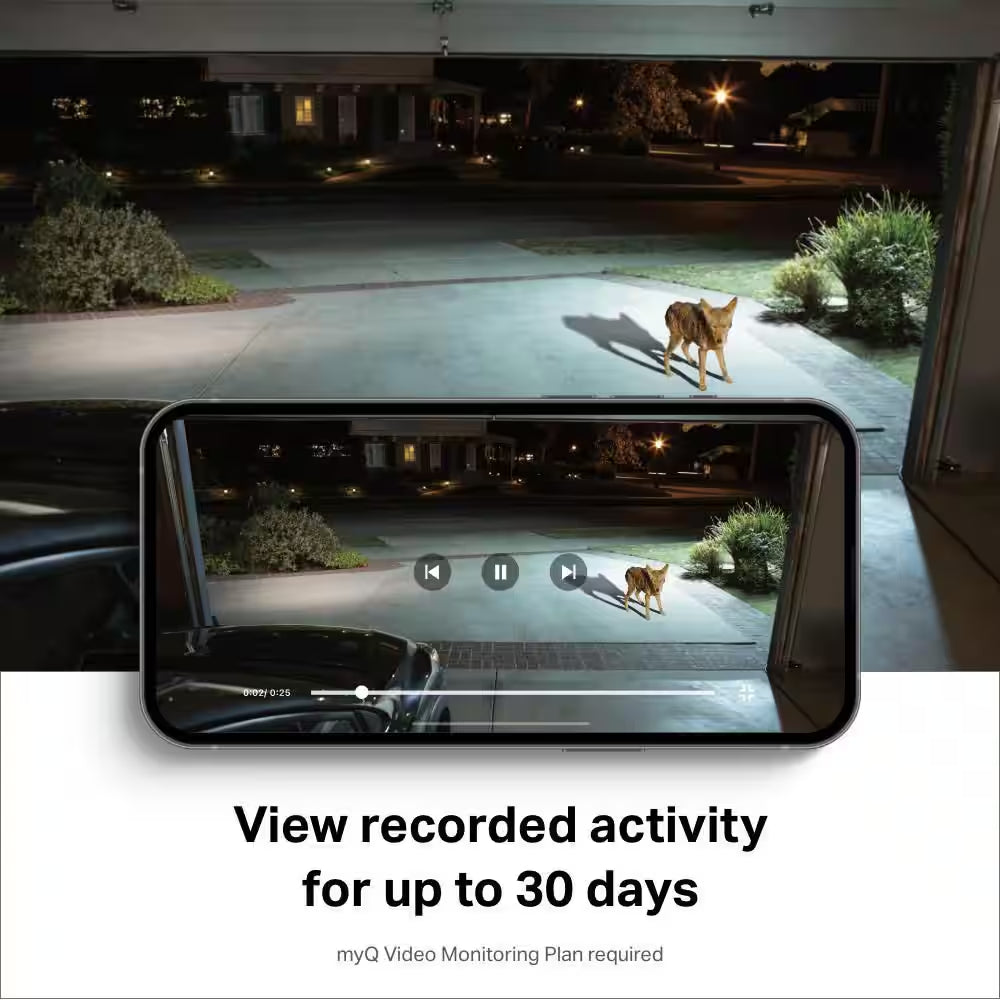 Myq Smart Garage Home Security Camera