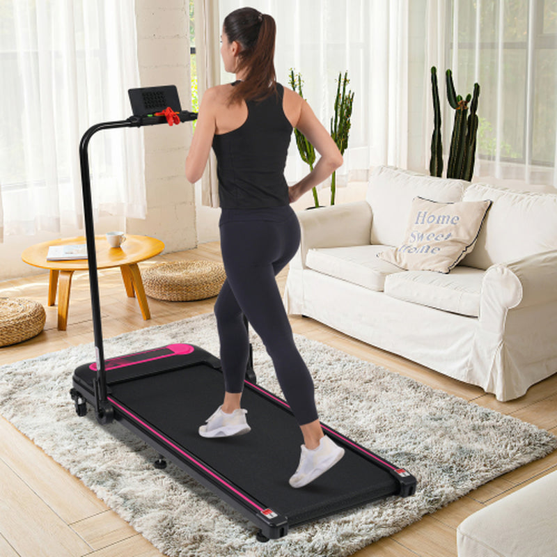 NEW Folding Walking Pad under Desk Treadmill for Home Office -2.5HP Walking Treadmill with Incline 0.5-7.5MPH 300LBS Capacity Treadmill for Walking Running - Two Ways to Adjust Speed