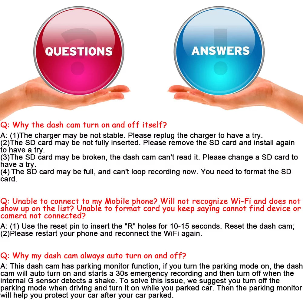 Dash Cam UHD 4K Front and FHD 1080P Rear, Dual Dash Camera DVR Car Camera WDR G-Sensor Support 256GB SD Card