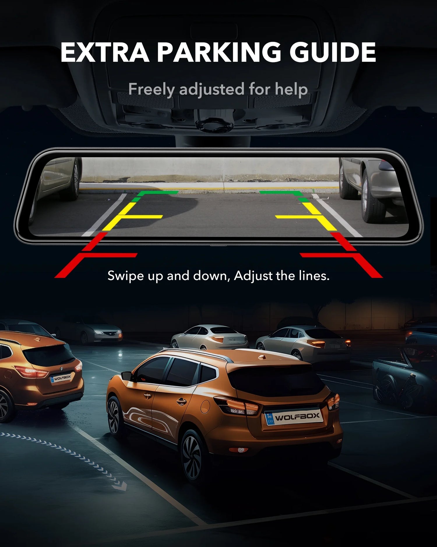 Mirror Dash Cam, 4K Front and 1080P Rear Dashcam, 12" Backup Camera with Night Vision, AI Dash Cam, Free 32GB Card