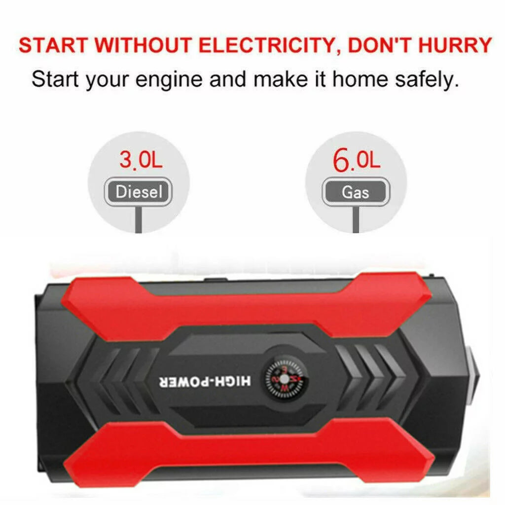 Portable Mini Slim 20000Mah Car Jump Starter Engine Battery Power Bank