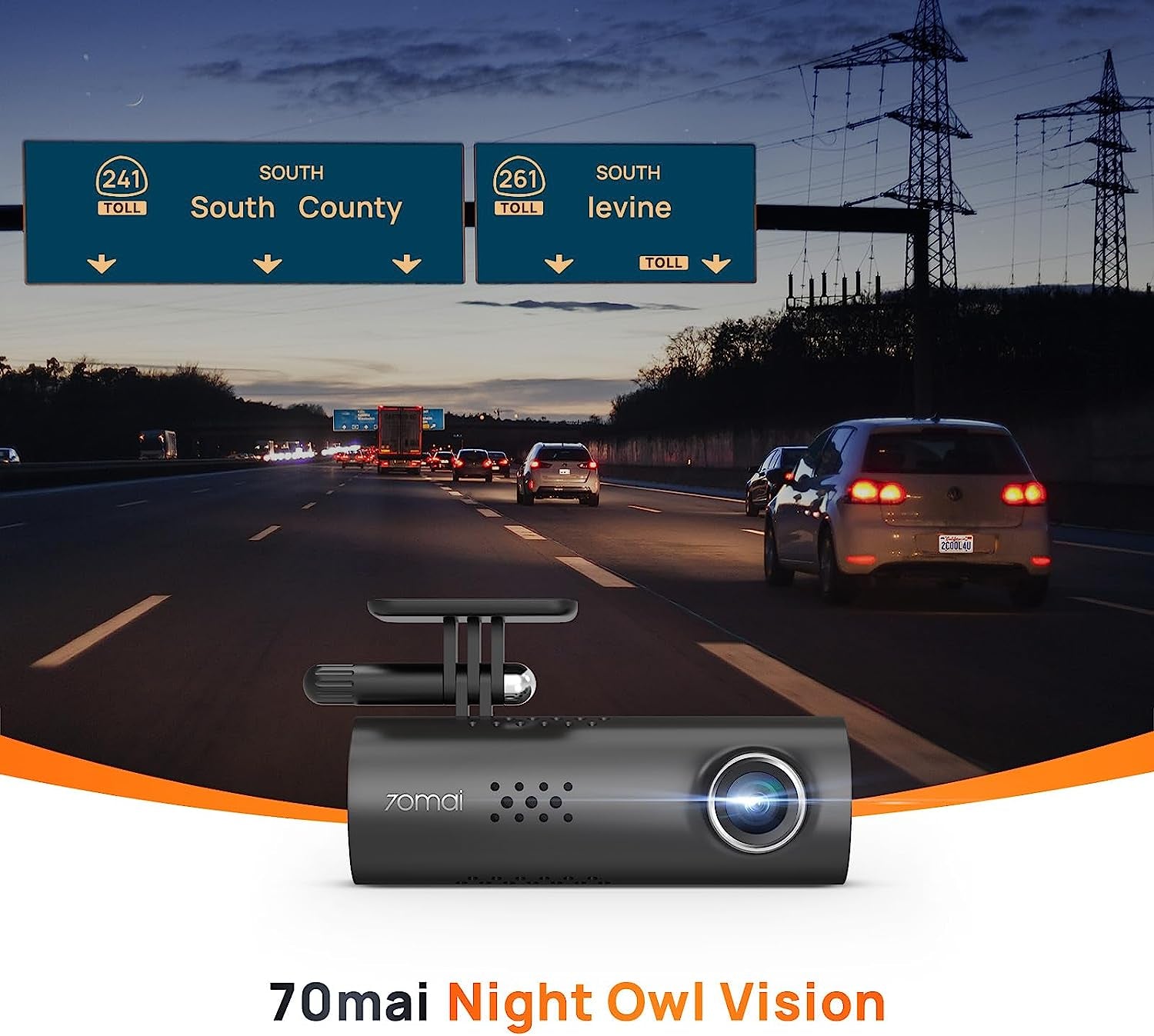 Smart Dash Cam 1S 1080P Full HD Smart Dash Camera for Cars Sony IMX307
