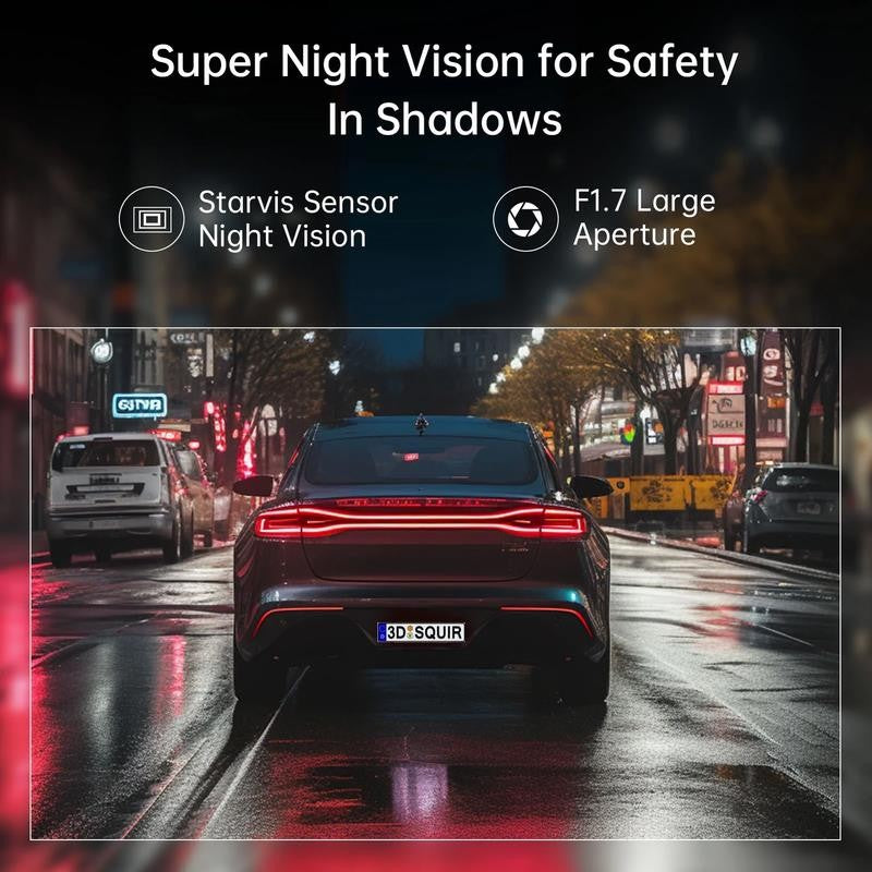 Dash Cam Front Wifi 1296P, Dash Camera for Cars,Dashcam with Night Vision, Car C