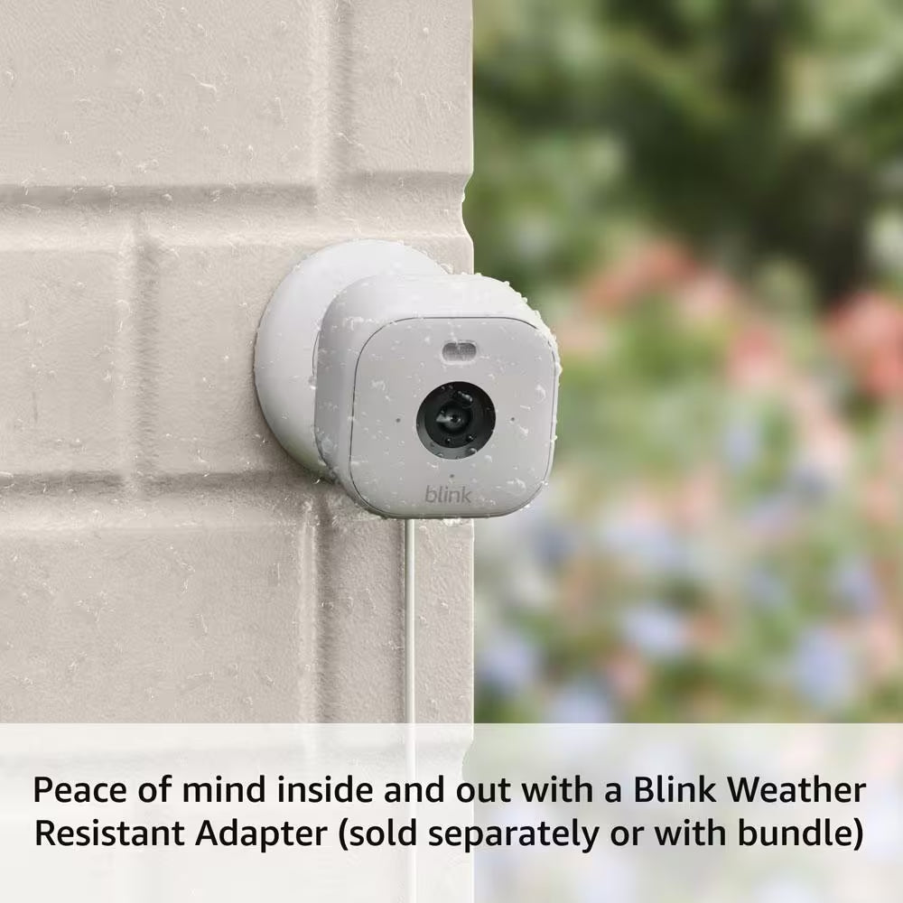 Mini 2 Wired Indoor/Outdoor Smart Security Camera with 1080P HD, 2-Way Talk & Audio, Color Night Vision, White (1-Pack)