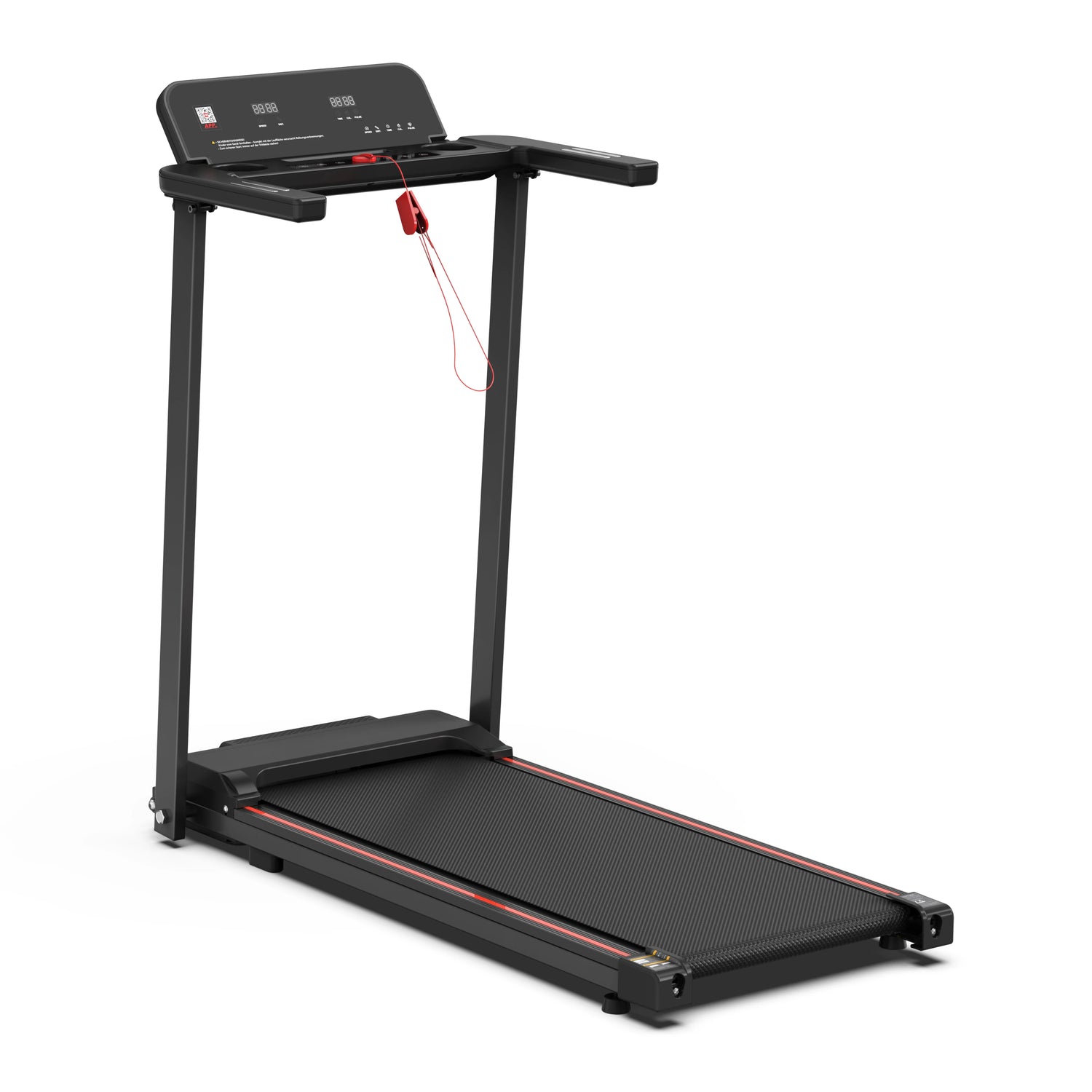 [EU Direct]  Q30-6 2.5HP 2 in 1 Folding Treadmill - 12Km/H Speed | Tablet Cup Holder | LED Display | 120KG Load | Smart App | Compact & Portable for Home Office Walking, Running, and Jogging