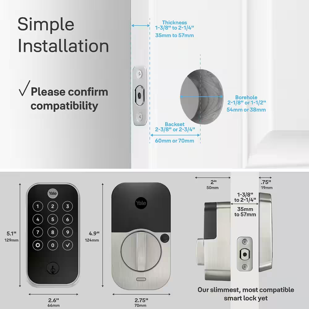 Assure Lock 2; Smart Door Lock with Wifi and Touchscreen Keypad; Oil Rubbed Bronze