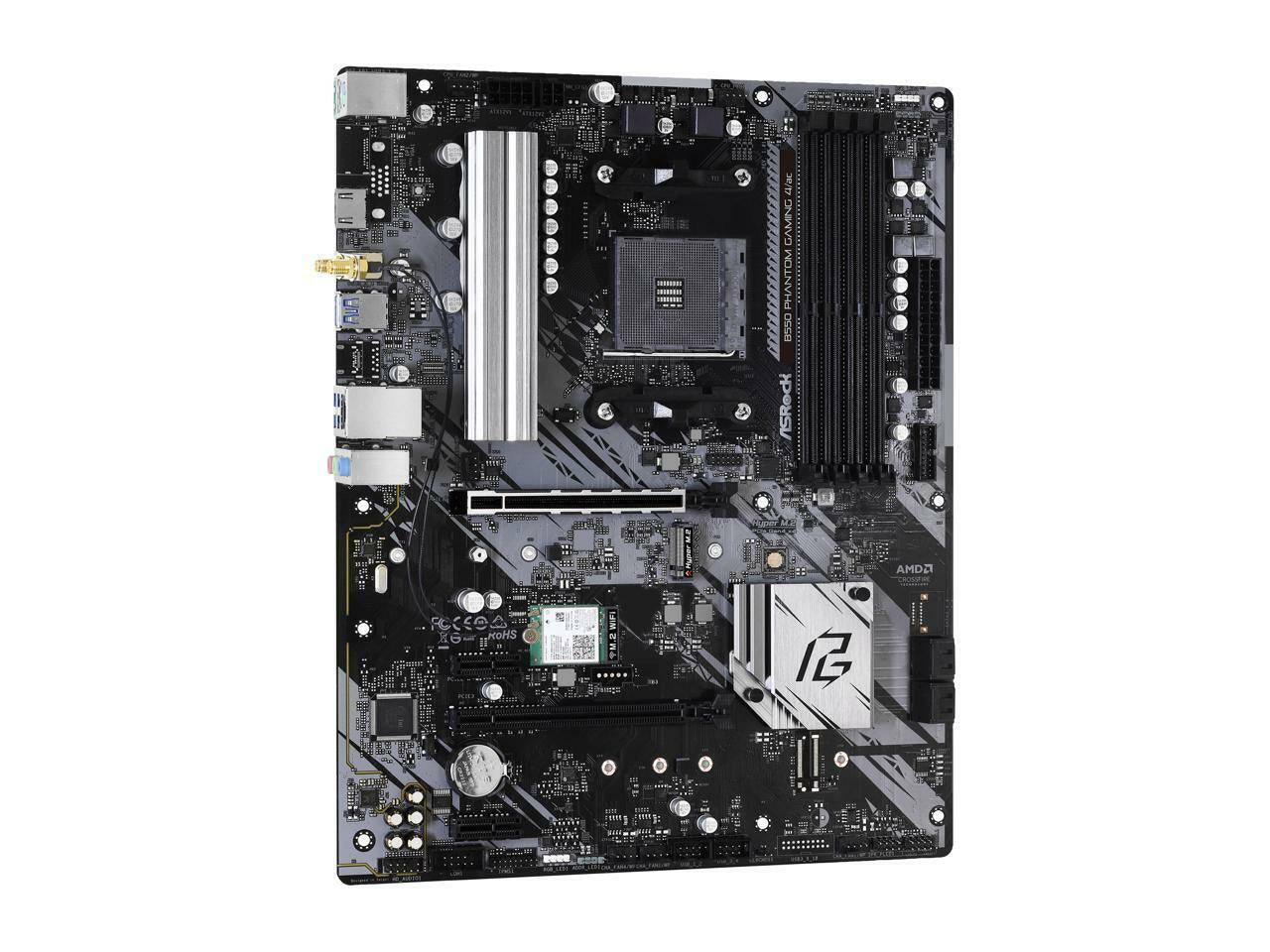 Asrock B550 Phantom Gaming 4/Ac AM4 AMD B550 SATA 6Gb/S ATX AMD Motherboard
