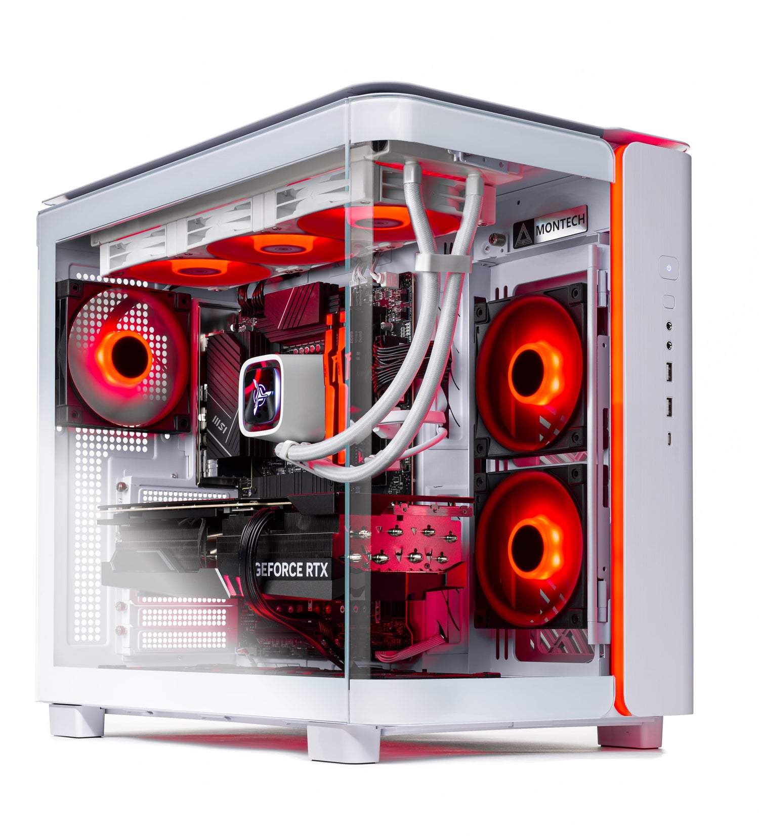 Skytech King 95 Gaming PC Desktop AMD Ryzen 7 7800X3D NVIDIA Geforce RTX 5070 Ti 1TB Gen4 Nvme SSD 32GB DDR5 RAM, AIO Liquid Cooling Windows 11