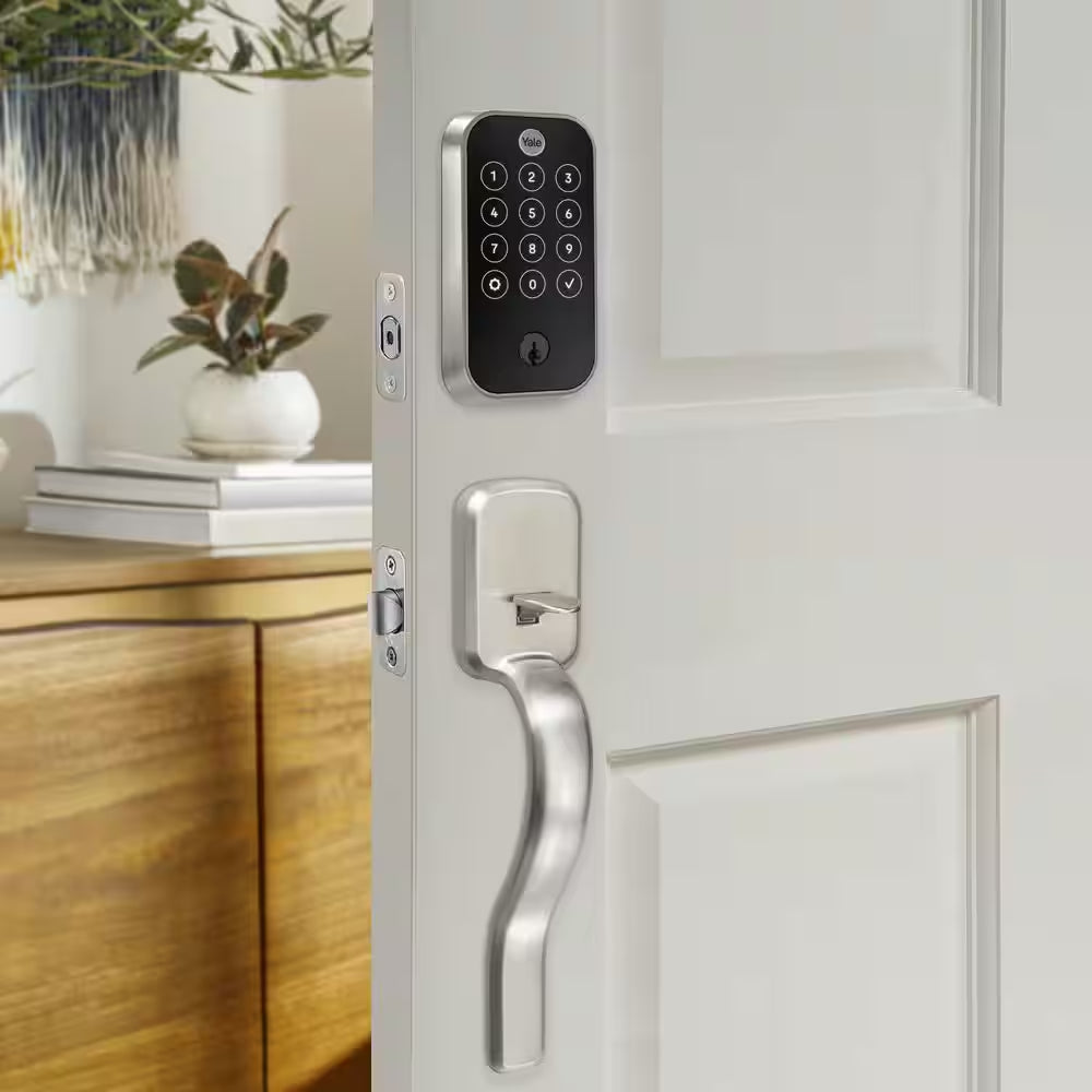 Assure Lock 2; Smart Door Lock with Wifi and Touchscreen Keypad; Satin Nickel