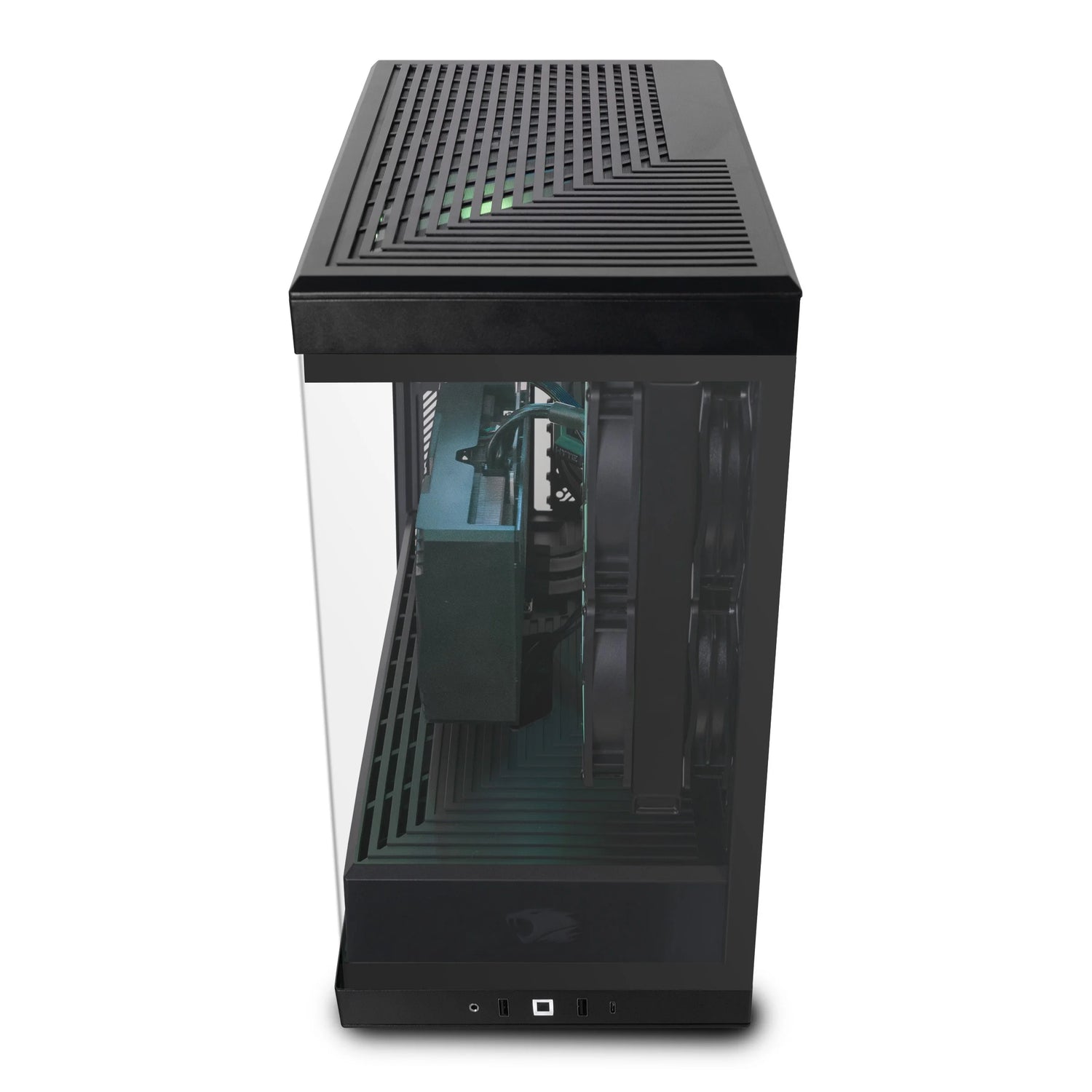 Y40 PRO Black Gaming PC Desktop Computer AMD Ryzen 7 9700X CPU, NVIDIA Geforce RTX 5070Ti 16GB GPU, 32GB DDR5 RGB 5200Mhz RAM, 1TB Nvme SSD, Windows 11 Home, Keyboard Mouse - Y40BA7N57T02