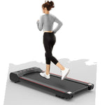 Under Desk Treadmill 2 in 1 Walking Pad Portable Walking Jogging Running Machine for Home Office Use Slim Flat LCD Display and Remote Control