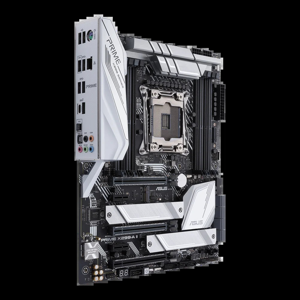 Prime X299-A II Desktop Motherboard - Intel Chipset - Socket R4 LGA-2066 - Intel Optane Memory Ready - ATX (Primex299-Aii)