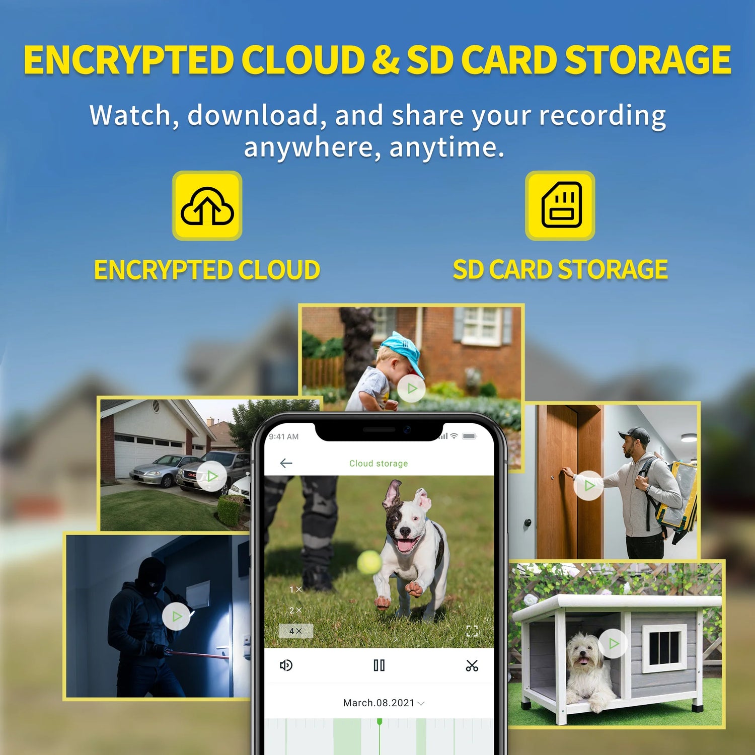 Wi-Fi Outdoor Security Camera, 2K Dual Antenna, Night Vision Bullet Surveillance Camera, Only Supports 2.4G Wi-Fi