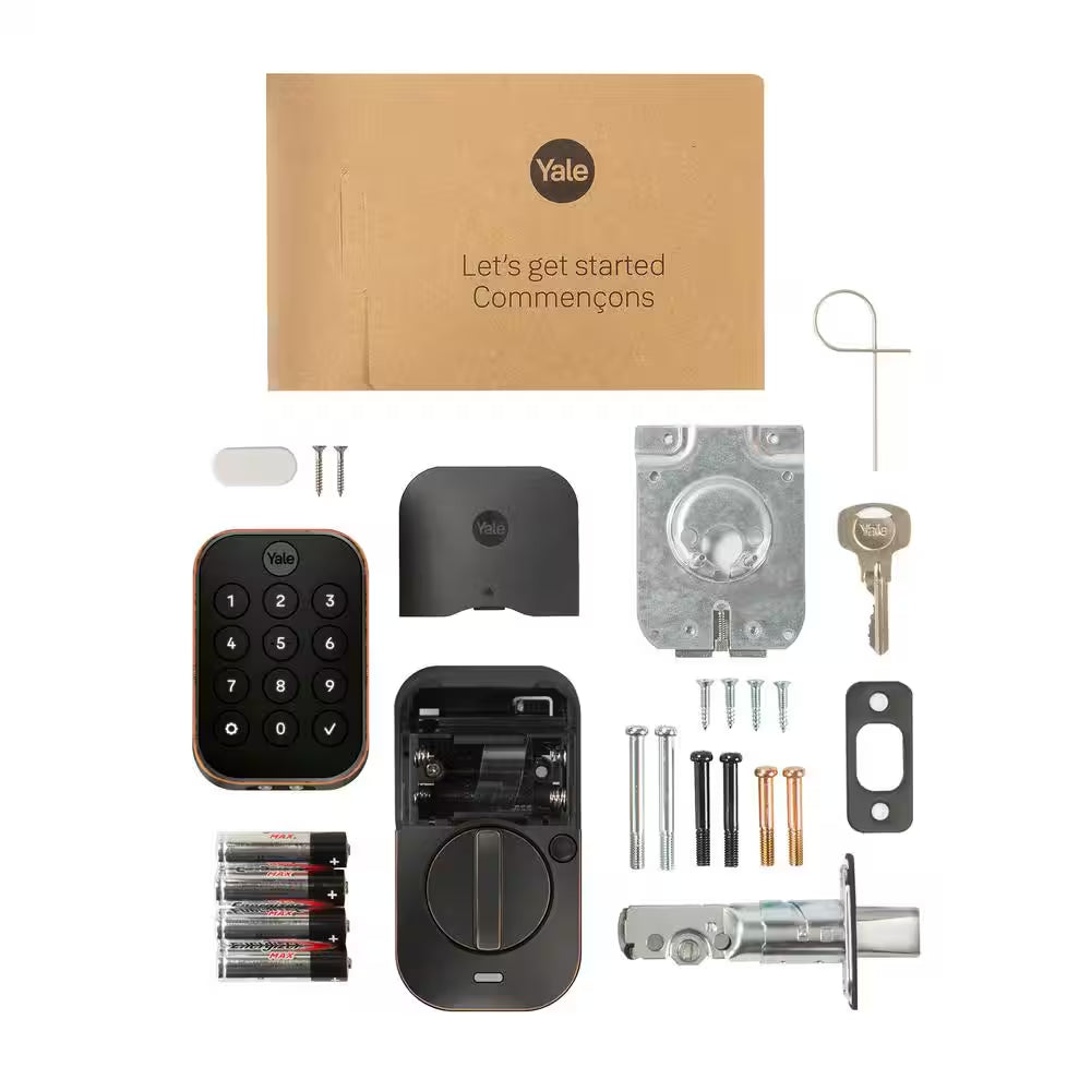 Assure Lock 2; Keyless Smart Door Lock with Bluetooth and Pushbutton Keypad, Oil Rubbed Bronze