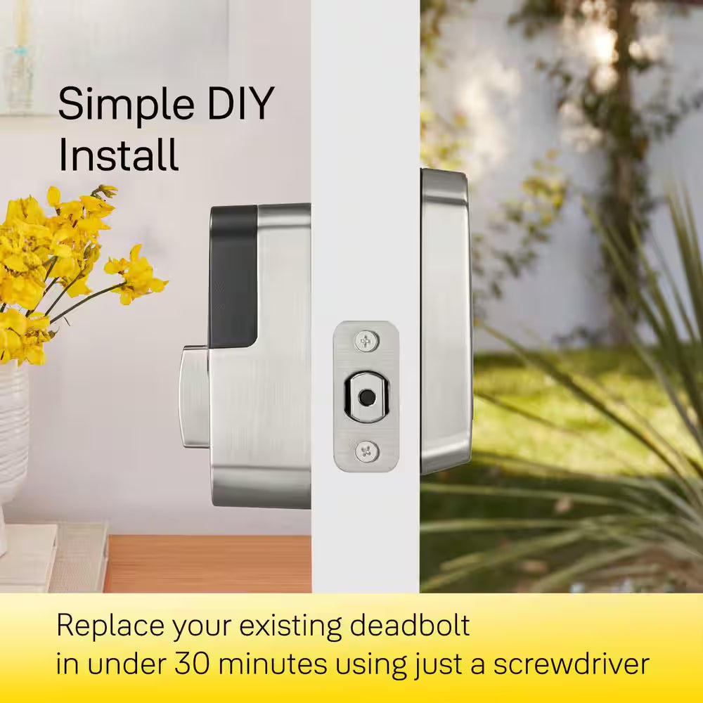 Assure Lock 2; Smart Door Lock with Bluetooth and Pushbutton Keypad; Oil Rubbed Bronze