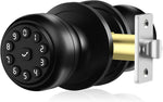 Keypad Smart Door Knob Lock, Keyless Entry Door Lock with Handle - Auto Lock For