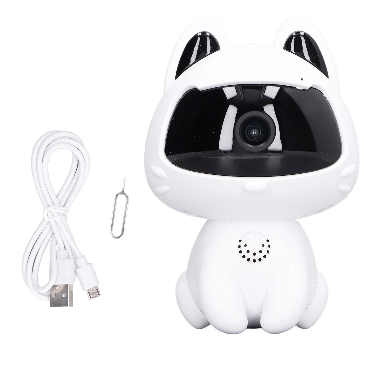Wireless Security Camera Motion Detection Two Way Voice Robot Pet Shape Indoor Monitoring Camera