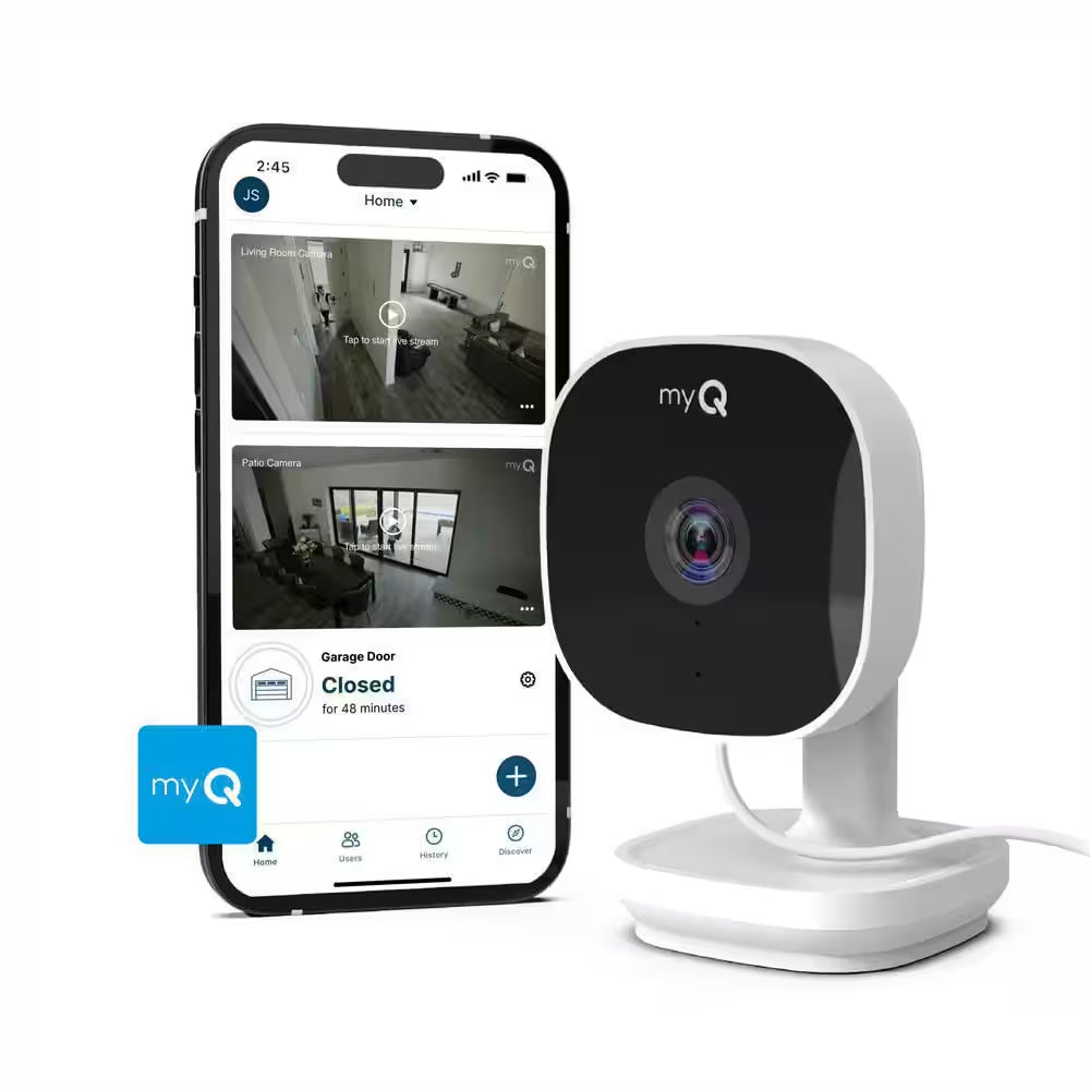 Myq Smart Indoor Home Security Camera (2-Pack)