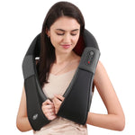 Neck and Shoulder Massager with Heat, 3D Deep Tissue Kneading Shiatsu Massager for Muscle Relief, Gift for Women Men Christmas