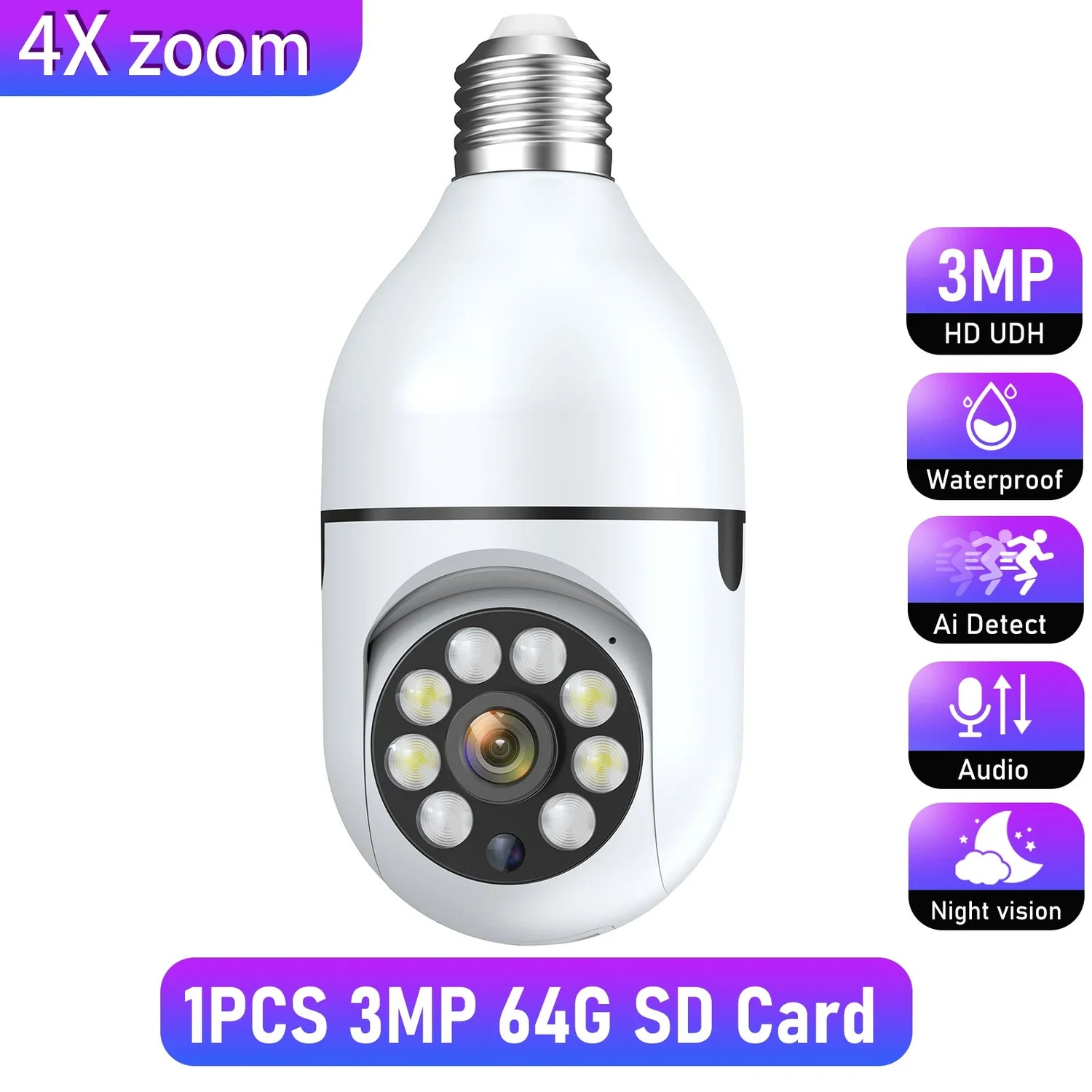 Light Bulb Security Camera