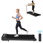 Under Desk Treadmill, Walking Pad with Incline, Portable Walking Treadmill for Home/Office 2.5HP, Walking Jogging Machine with 300 Lbs Weight Capacity Remote Control LED Display
