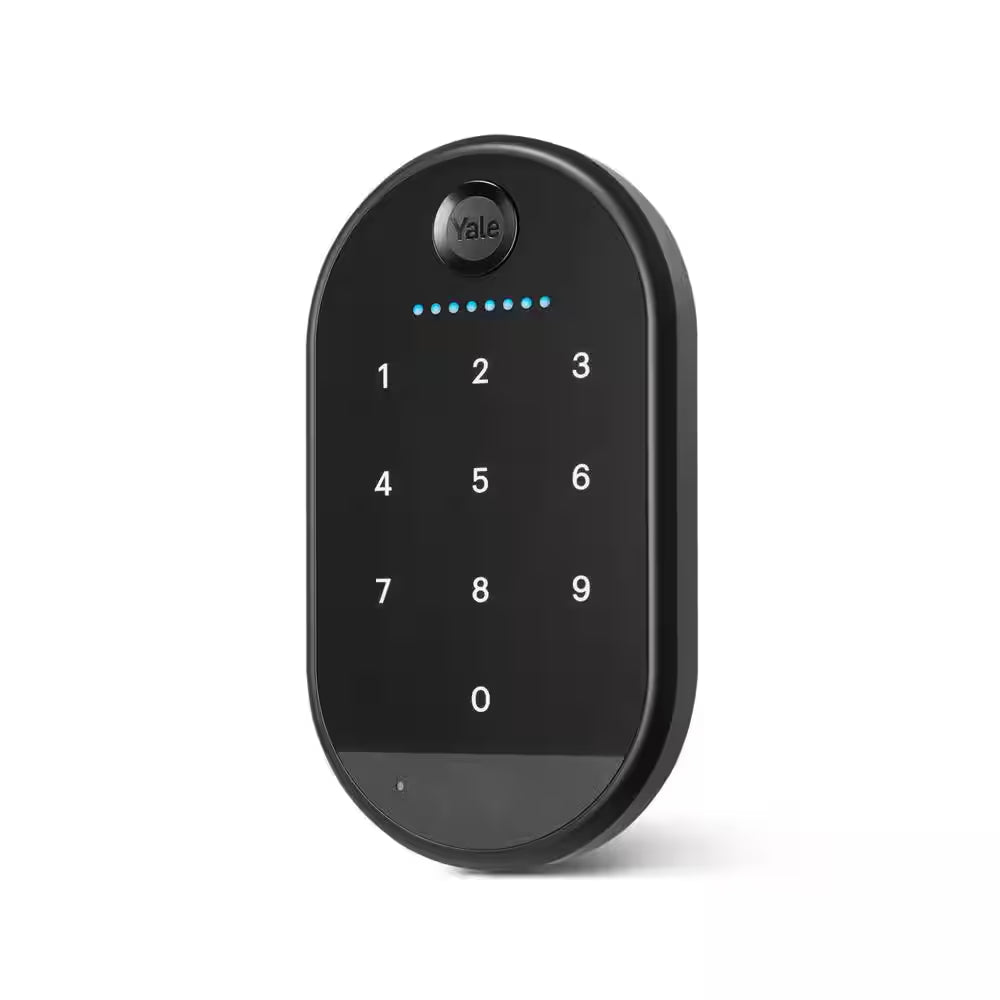 Approach Retrofit Smart Door Lock Bluetooth Keypad Accessory with Fingerprint Access, Black Thumb Turn