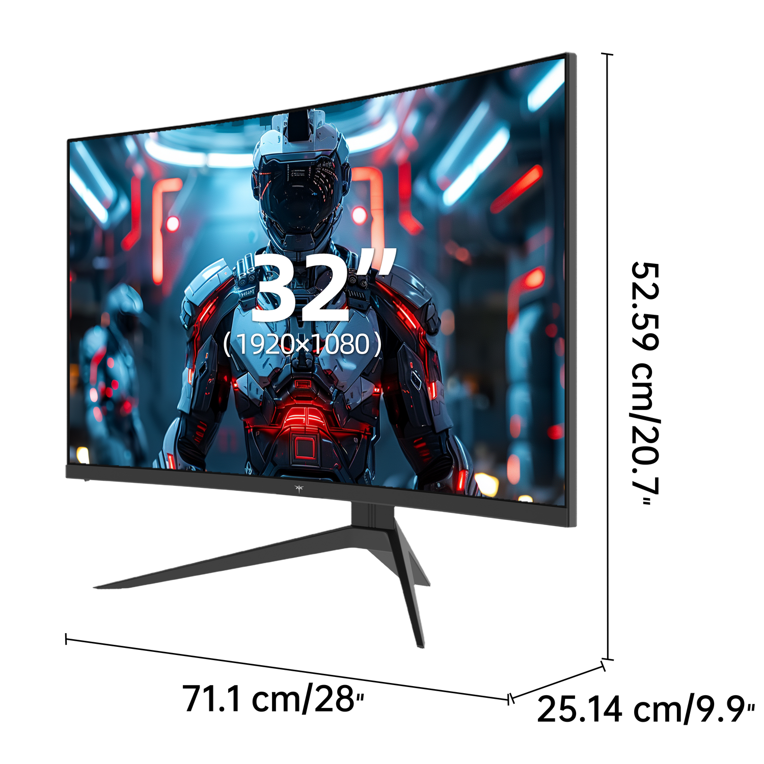 32" FHD 240Hz/1Ms 1500R Curved Gaming Monitor | H32S17F