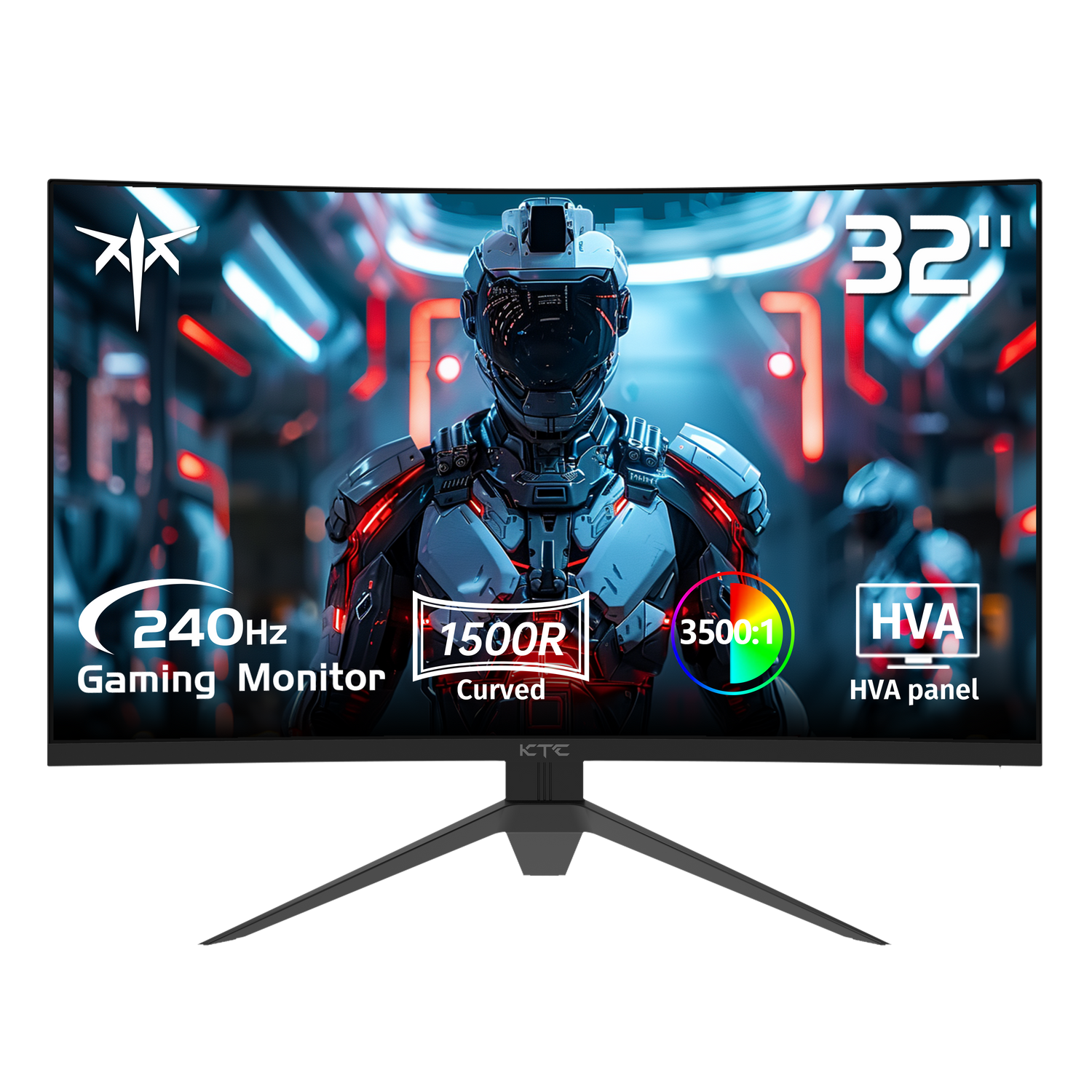32" FHD 240Hz/1Ms 1500R Curved Gaming Monitor | H32S17F