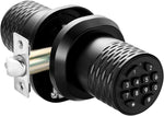 Smart Door Knob with Keypad, Electronic Keyless Entry Door Lock, 3S Auto Lock, A
