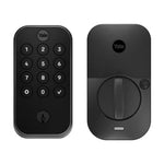 Assure Lock 2; Smart Door Lock with Bluetooth and Pushbutton Keypad; Black Suede