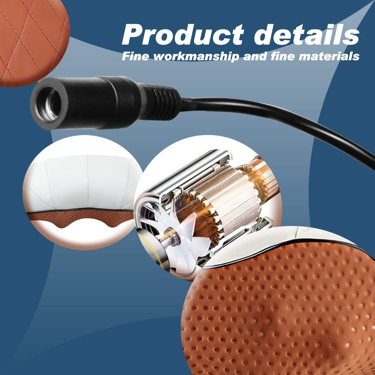 Neck Massager with Heat, Kneading Back Massager, Shiatsu Massage for Shoulder Waist and Foot, Retirement Gifts for Women, Men, Christmas Presents for Mom, Dad, Everyone