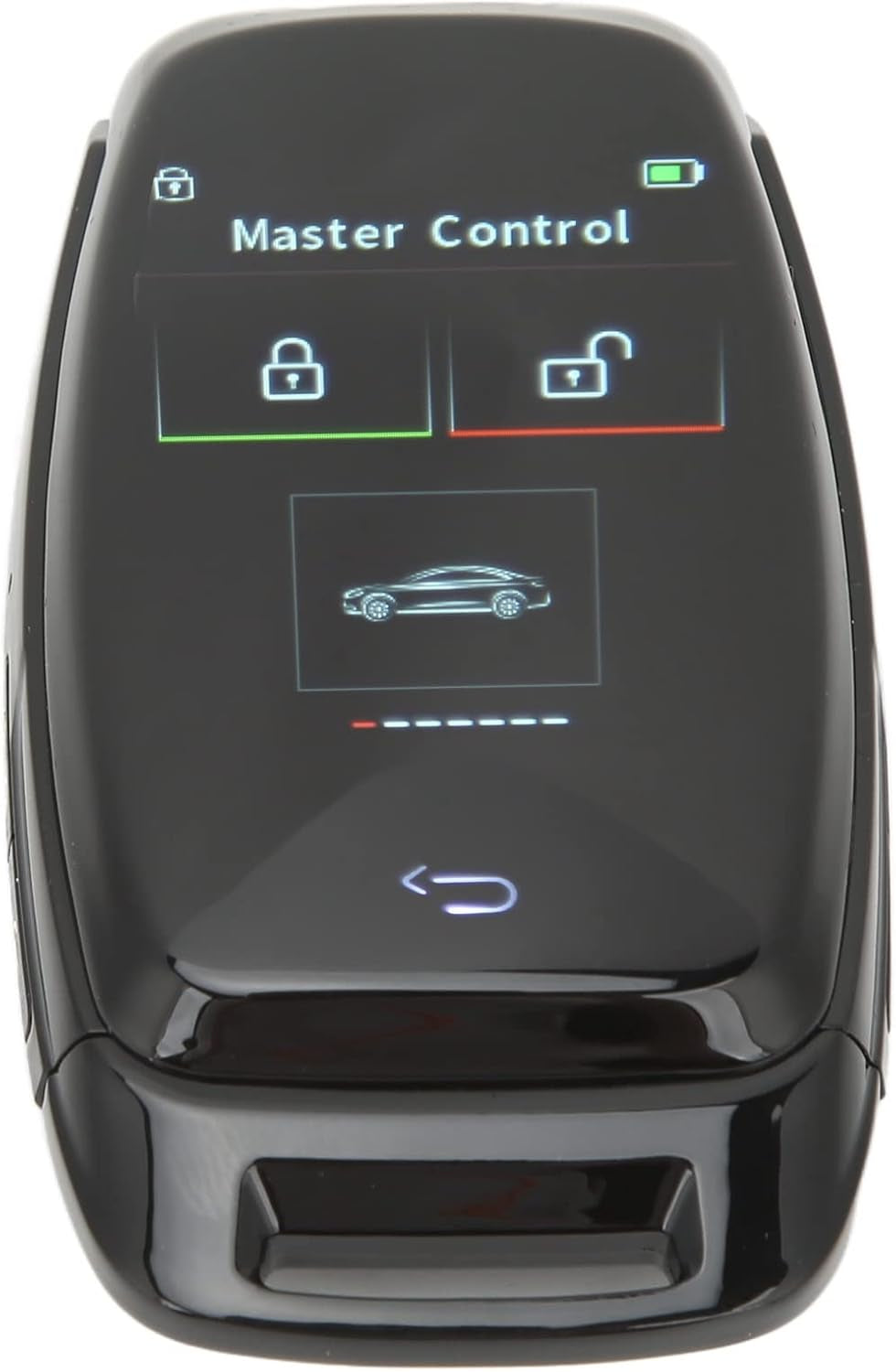 Smart LCD Key, anti Key Loss Car Remote Starter Key for One Button Start Cars (Black)