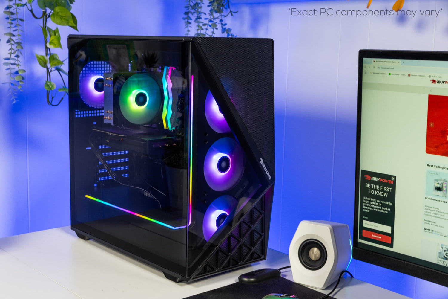 Slate Gaming PC Desktop - Intel Core I5 14400F, NVIDIA Geforce RTX 5070 12GB, 16GB DDR5 RGB RAM, 1TB Nvme SSD - SBI5N5701