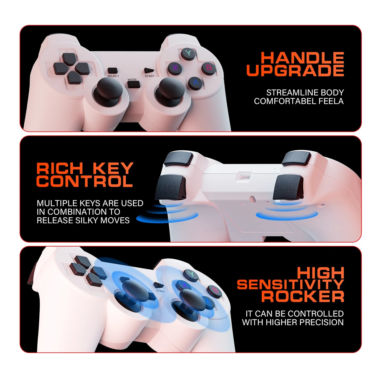 S40GE Android 11 Gaming Projector 64GB TF Card Wireless Gaming Controller Dual WIFI 1280*720P Home Theater Portable Projector