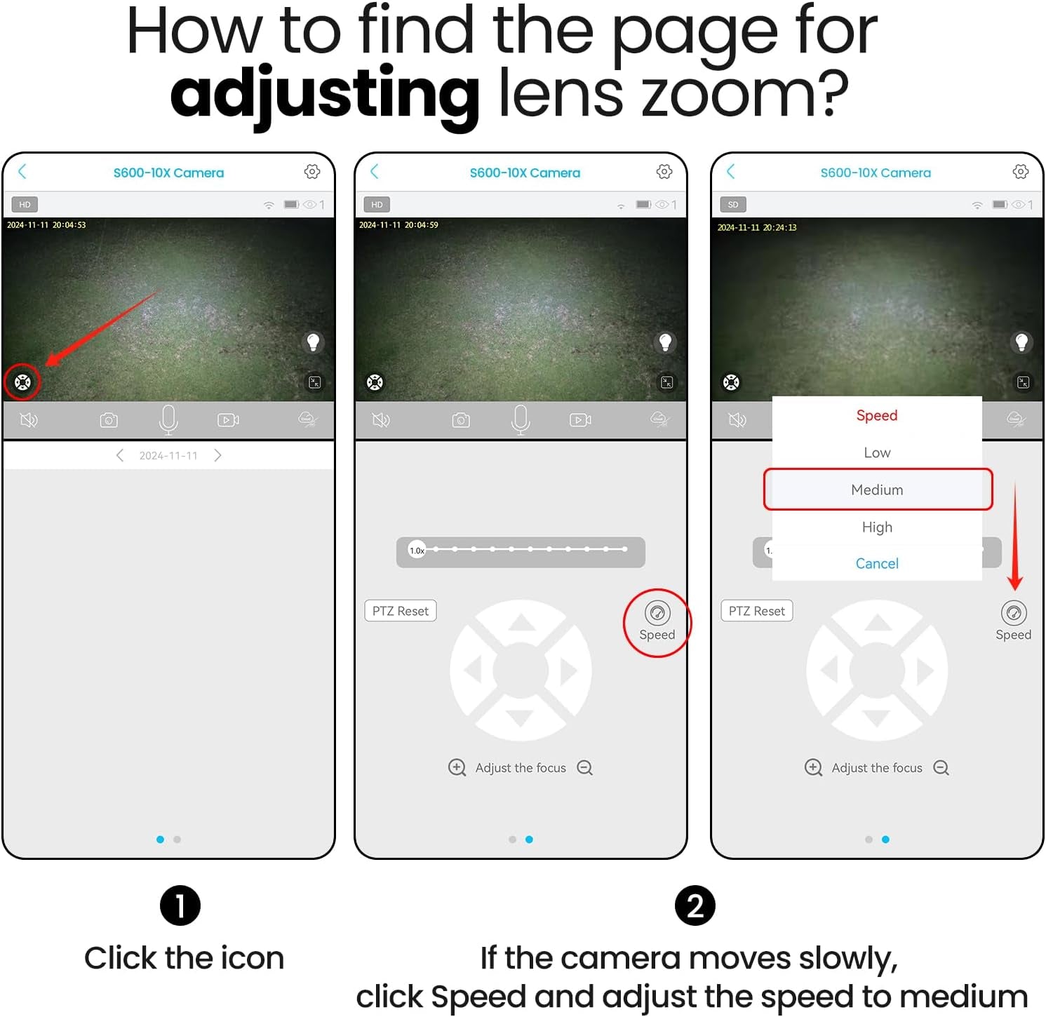 5MP Security Camera Outdoor with 10X Optical Zoom, 4G LTE Cellular Security Camera with Battery & Solar Powered, Auto Tracking,Human Detection(Gray）