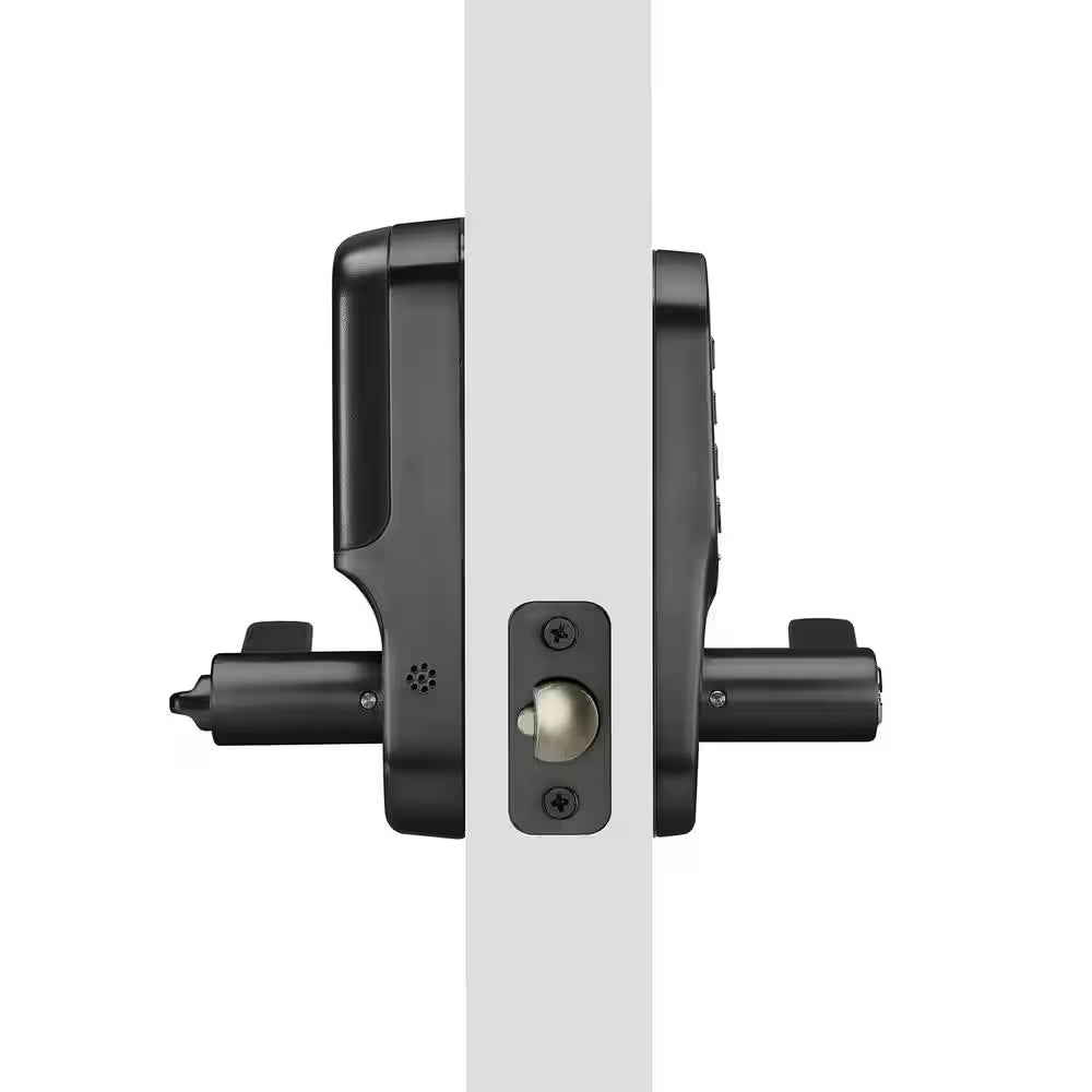 Assure Lever-Wi-Fi Touchscreen Smart Lever Lock-Black Suede