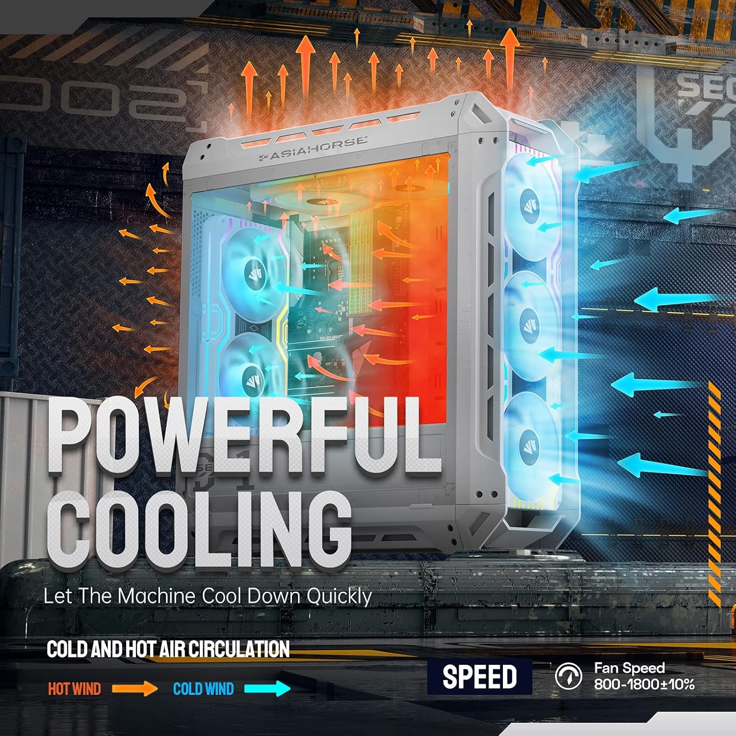 Matrix-White 48 Addressable RGB Leds 240MM All-In-One Square Frame Integrated Fan with MB Sync/Analog Controller, Integrated PWM Control Fan for Computer Case and Liquid Cooling System