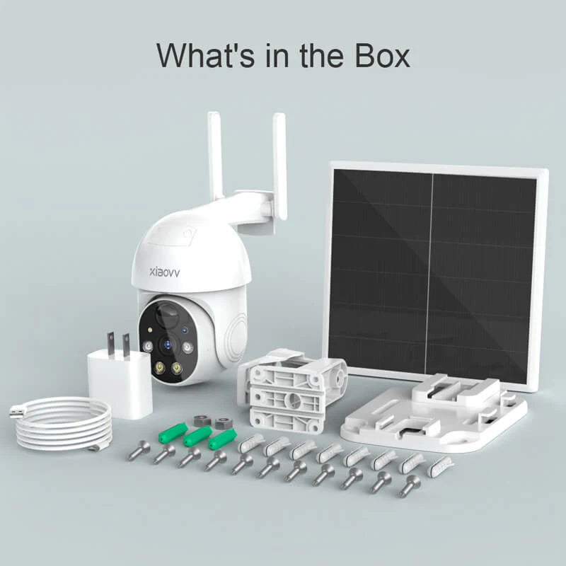 P6 1080P Wireless Outdoor Solar Security Camera