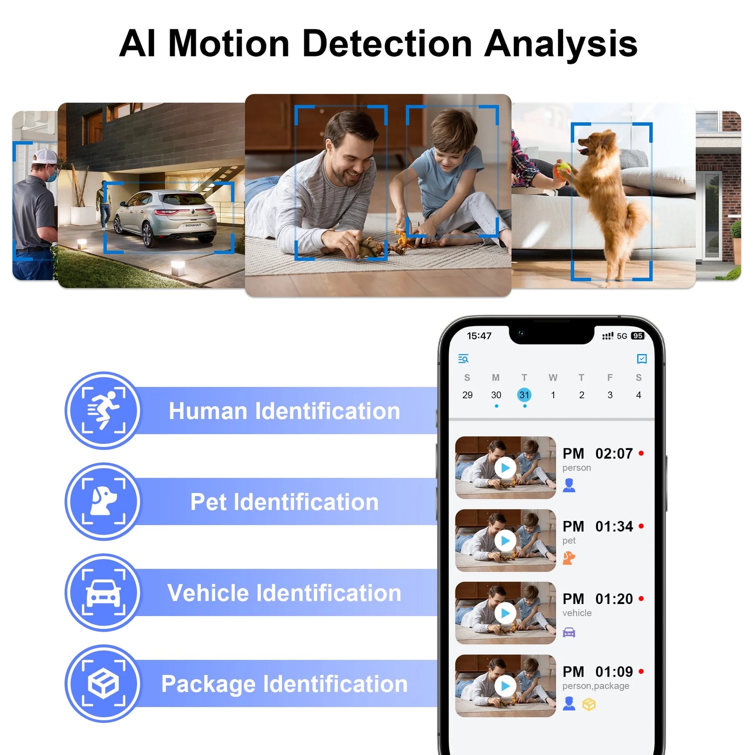 2K Wireless Outdoor Solar Security Camera with Spotlight, Waterproof PIR Detection, 2.4Ghz Wi-Fi, Rechargeable Battery Powered Home Surveillance Camera with Color Night Vision, 2-Way Audio
