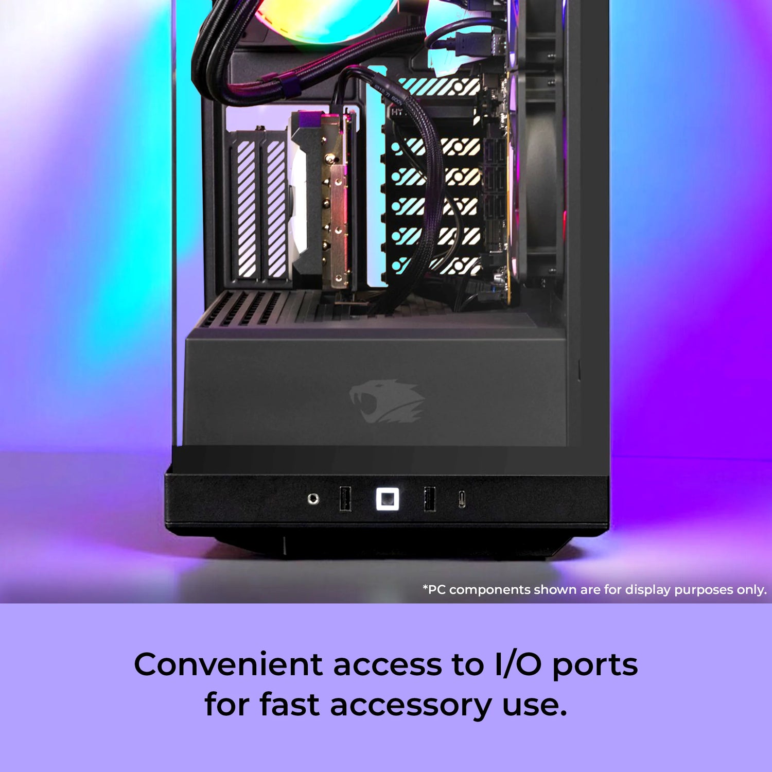 Y40 PRO Black Gaming PC Desktop Computer AMD Ryzen 7 9700X CPU, NVIDIA Geforce RTX 5070Ti 16GB GPU, 32GB DDR5 RGB 5200Mhz RAM, 1TB Nvme SSD, Windows 11 Home, Keyboard Mouse - Y40BA7N57T02