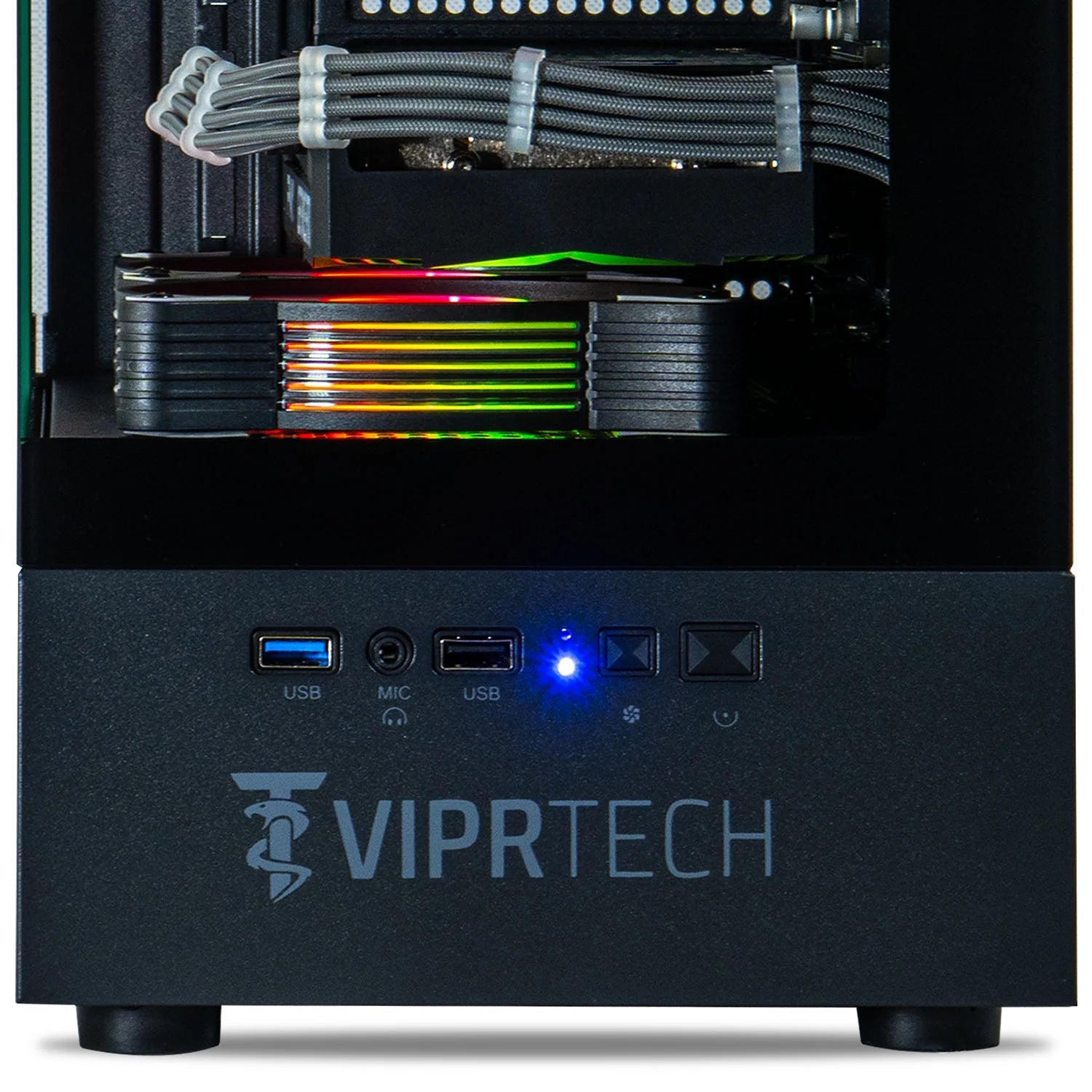 Reaper 2.0 Liquid-Cooled PC - Ryzen 7 8700F 5Ghz, RTX 5060 Ti 16G, 32G DDR5, 1TB SSD, Black