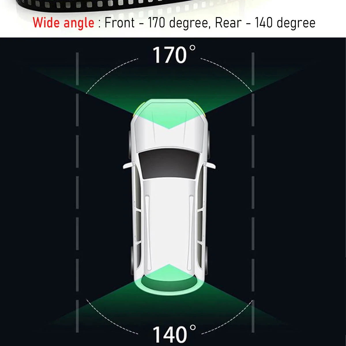 10" 1080P Mirror Dash Cam,Full Touch Screen Backup Camera Front and Rear View Parking Monitor with Super Night Vision, Motion Detection, G-Sensor